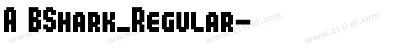 A BShark_Regular字体转换